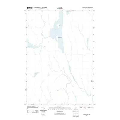 2011 Map of Endless Lake, 2011 Print