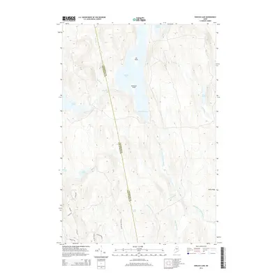 2014 Map of Endless Lake, 2014 Print