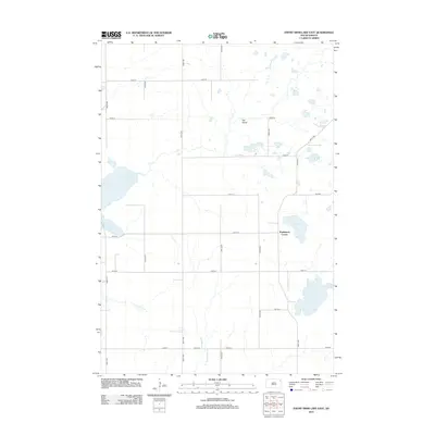 2012 Map of Enemy Swim Lake East, 2012 Print