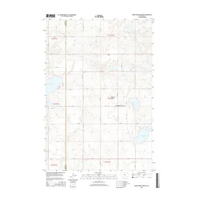 2015 Map of Enemy Swim Lake East, 2015 Print