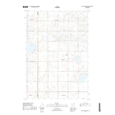 2017 Map of Enemy Swim Lake East, 2017 Print