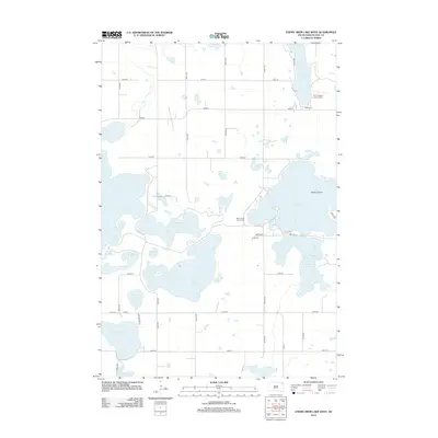 2012 Map of Enemy Swim Lake West, 2012 Print