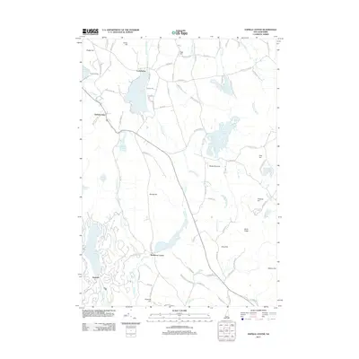 2012 Map of Enfield Center, 2012 Print