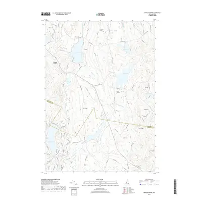 2018 Map of Enfield Center, 2018 Print