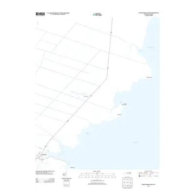 2013 Map of Engelhard East, 2013 Print