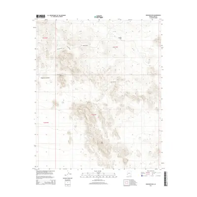 2014 Map of Engesser Pass, 2014 Print