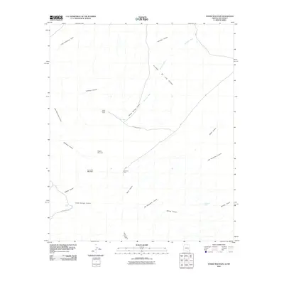 2010 Map of Engine Mountain, 2010 Print