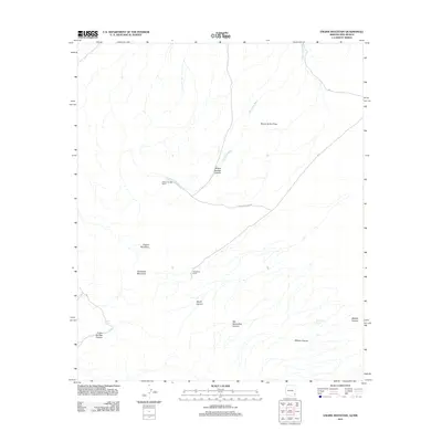 2011 Map of Engine Mountain, 2011 Print