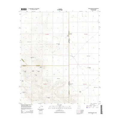 2014 Map of Engine Mountain, 2014 Print