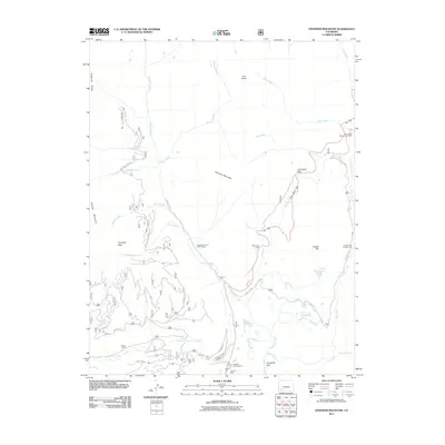 2011 Map of Engineer Mountain, 2011 Print