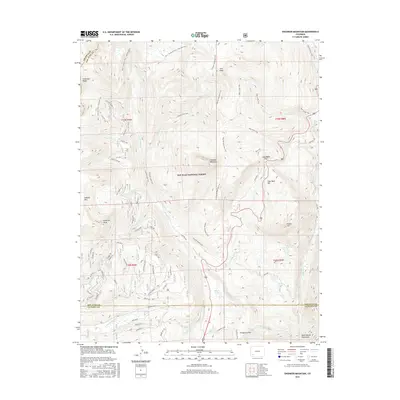 2016 Map of Engineer Mountain, 2016 Print