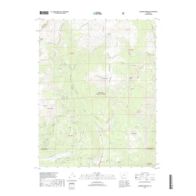 2019 Map of Engineer Mountain, 2019 Print