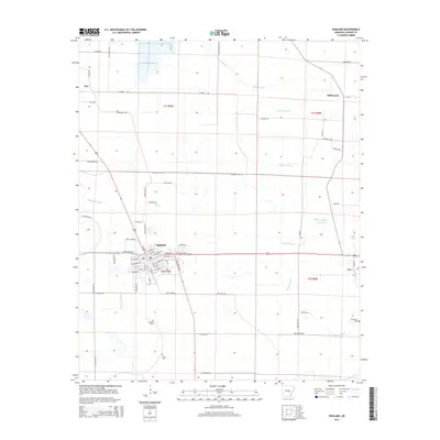 2014 Map of England, 2014 Print