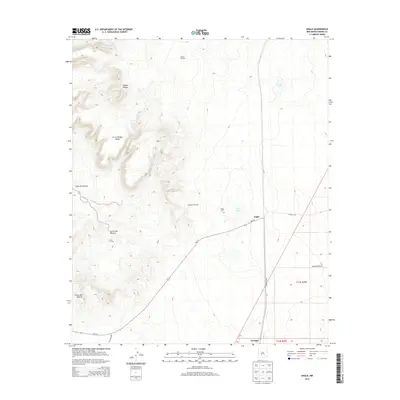 2013 Map of Engle, 2013 Print