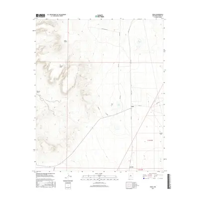 2017 Map of Engle, 2017 Print