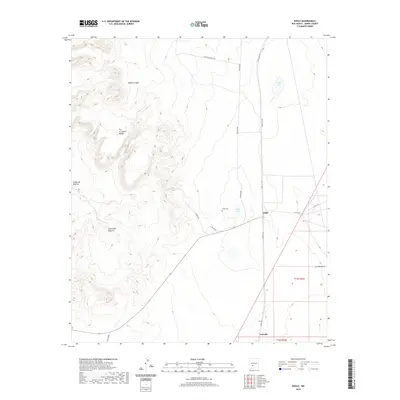 2020 Map of Engle, 2020 Print