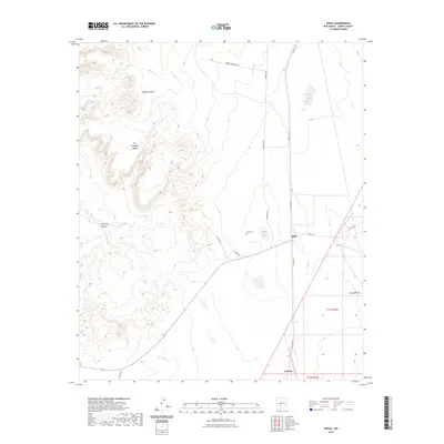 2023 Map of Engle, 2023 Print