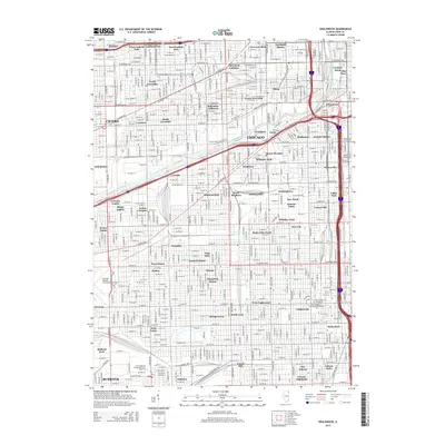 2015 Map of Englewood, 2015 Print