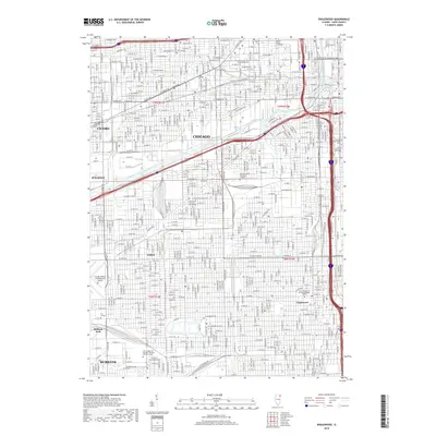 2018 Map of Englewood, 2018 Print