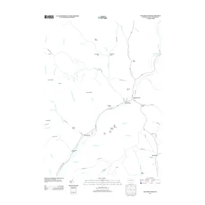 2013 Map of English Center, 2013 Print