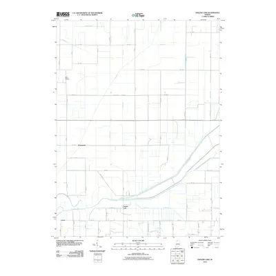 2010 Map of English Lake, 2010 Print