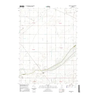 2016 Map of English Lake, 2016 Print