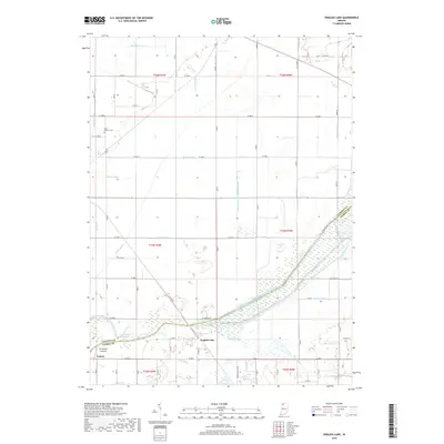 2019 Map of English Lake, 2019 Print