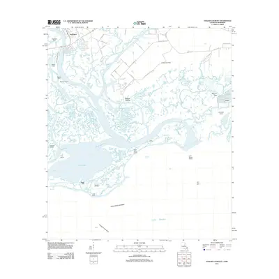 2012 Map of English Lookout, 2012 Print