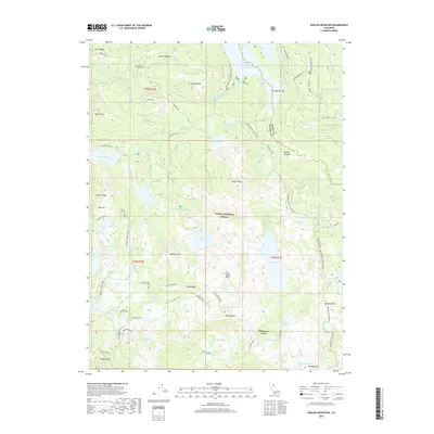 2018 Map of English Mountain, 2018 Print