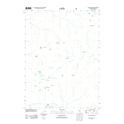 2012 Map of English Peak, 2012 Print