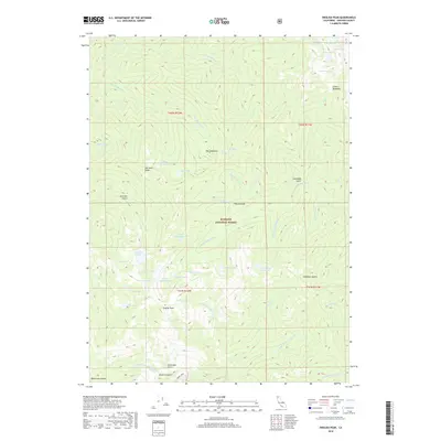 2018 Map of English Peak, 2018 Print