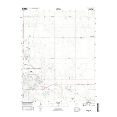 2016 Map of Enid East, 2016 Print