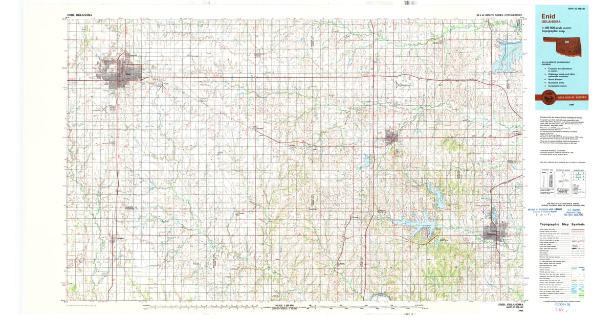 1990s Maps of Jonah, OK | Pastmaps
