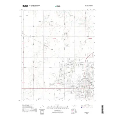2018 Map of Enid West, 2018 Print