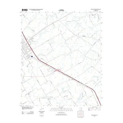 2012 Map of Ennis East, 2012 Print