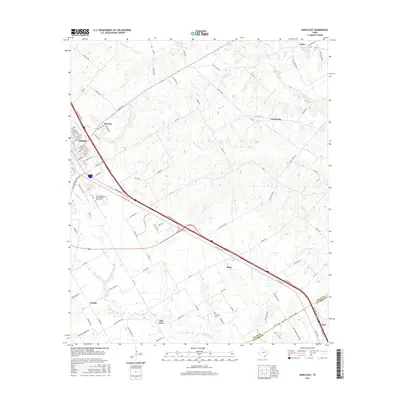 2016 Map of Ennis East, 2016 Print