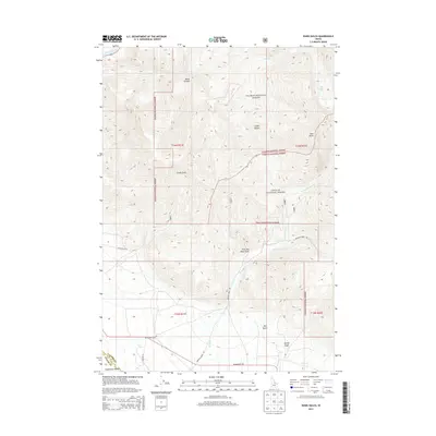 2013 Map of Ennis Gulch, 2013 Print