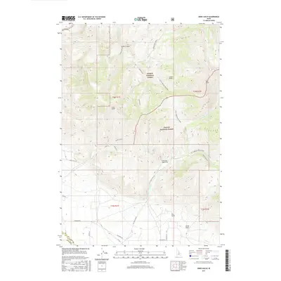 2017 Map of Ennis Gulch, 2017 Print