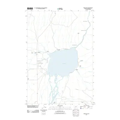 2011 Map of Ennis Lake, 2011 Print