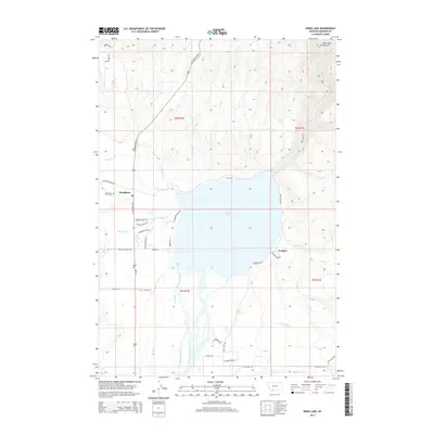 2014 Map of Ennis Lake, 2014 Print