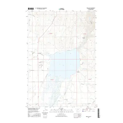 2017 Map of Ennis Lake, 2017 Print