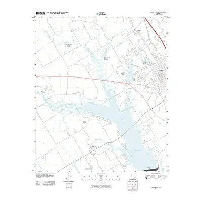 2010 Map of Ennis West, 2010 Print
