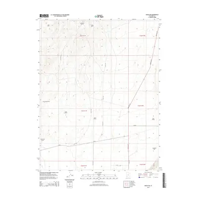2014 Map of Enoch NE, 2014 Print