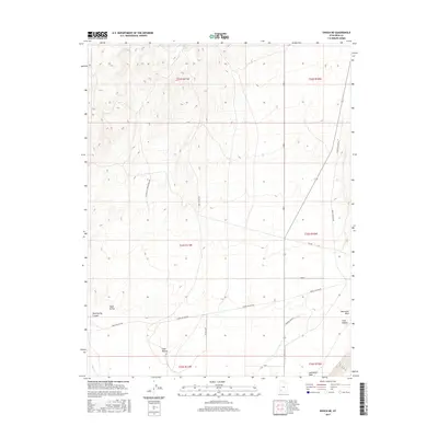 2017 Map of Enoch NE, 2017 Print
