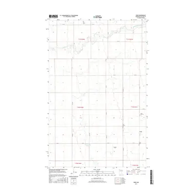 2016 Map of Enok, 2016 Print