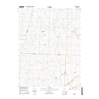 2015 Map of Enon, 2015 Print