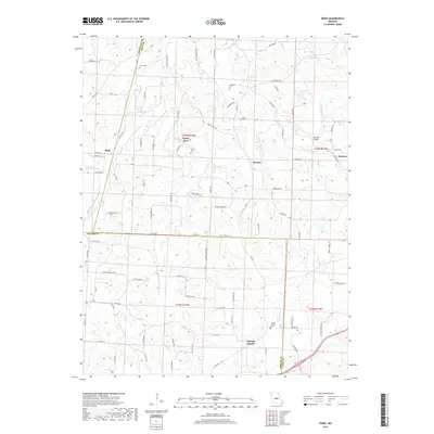 2017 Map of Enon, 2017 Print