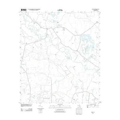 2012 Map of Enon, 2012 Print