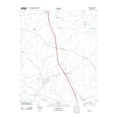 2011 Map of Enoree, 2011 Print