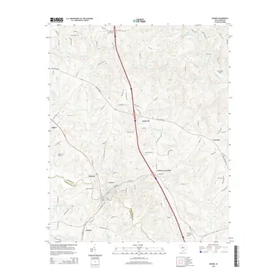 2014 Map of Enoree, 2014 Print